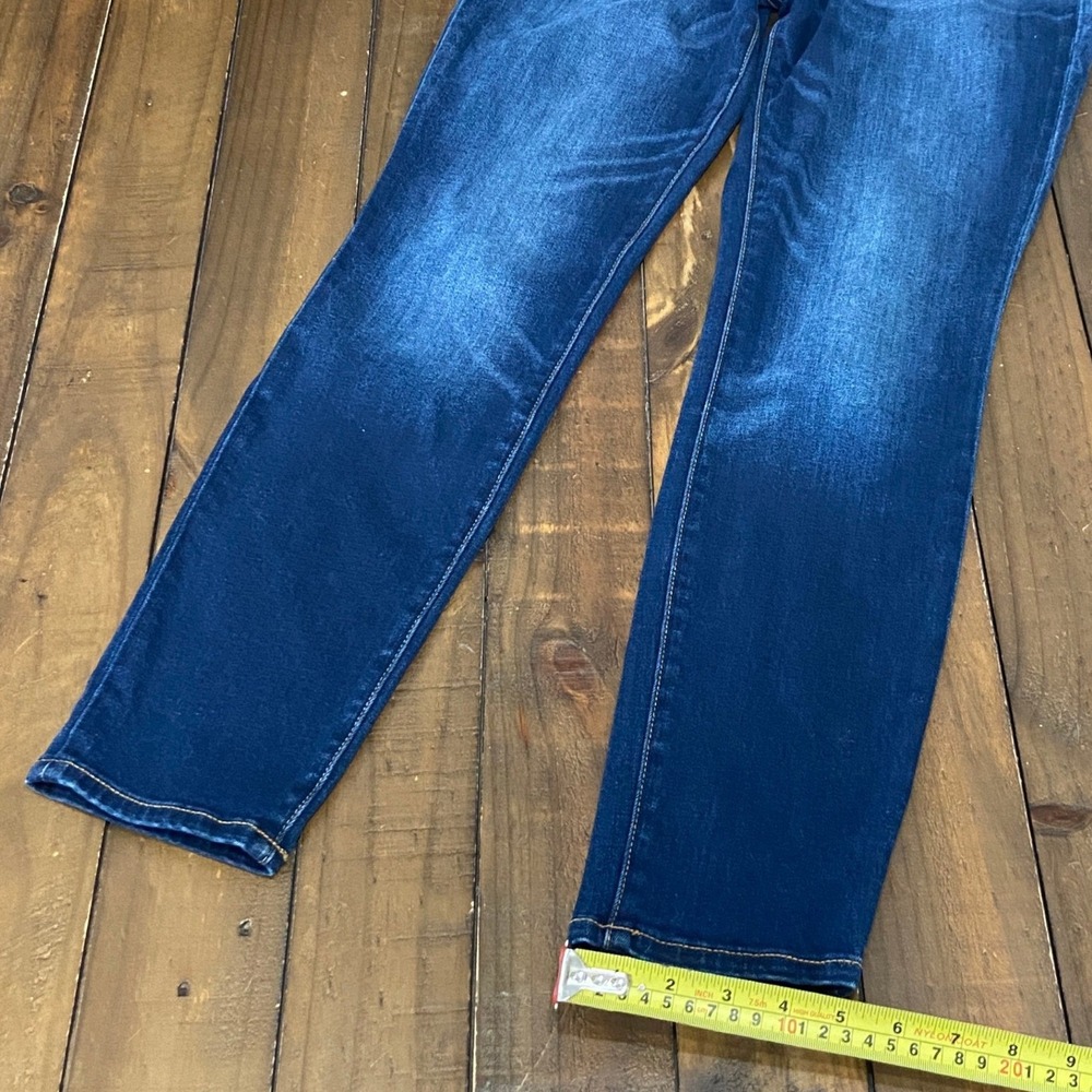 Johnny Was The Skinny Jean Mid Rise Dark Wash Stretch Denim Blue‎ Size 30 - Picture 8 of 9